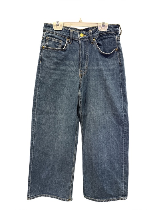 &Denim Denim - &Denim (By H&M) Wide Leg Cropped Blue Jeans, size 6